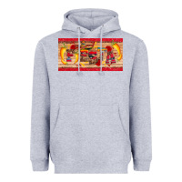 Heather Grey fiesta  license plate template Heavyweight Hoodie - Artiststas