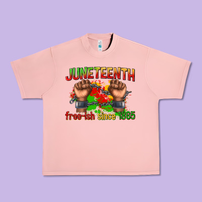 Urban Heavy Tee juneteenth free ish since 1865