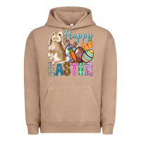 Pigment Burro Happy Easter Bunny Urban Hoodie - BundleAndBundleShop
