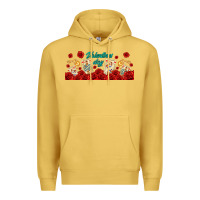 Antique Gold valentines day with playing cards Premium Hoodie - AdoDesignShop