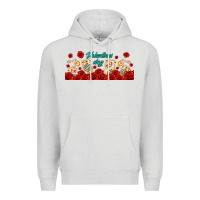 Dove Grey valentines day with playing cards Premium Hoodie - AdoDesignShop