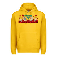 Lemon valentines day with playing cards Premium Hoodie - AdoDesignShop