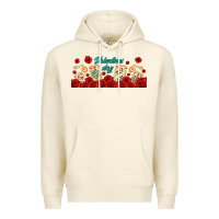 Sandshell valentines day with playing cards Premium Hoodie - AdoDesignShop