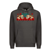 Smoke valentines day with playing cards Premium Hoodie - AdoDesignShop