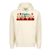 Tofu valentines day with playing cards Premium Hoodie - AdoDesignShop