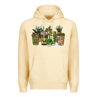 Pina Colada plant lover coffee cups Premium Hoodie - NancyCooperArtShop
