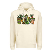 Sandshell plant lover coffee cups Premium Hoodie - NancyCooperArtShop