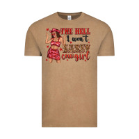 Vintage Coffee the hell i wont sassy cowgirl Vintage Tee - texasbilliewilder