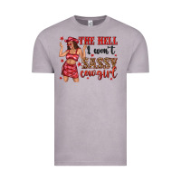 Vintage Zinc the hell i wont sassy cowgirl Vintage Tee - texasbilliewilder