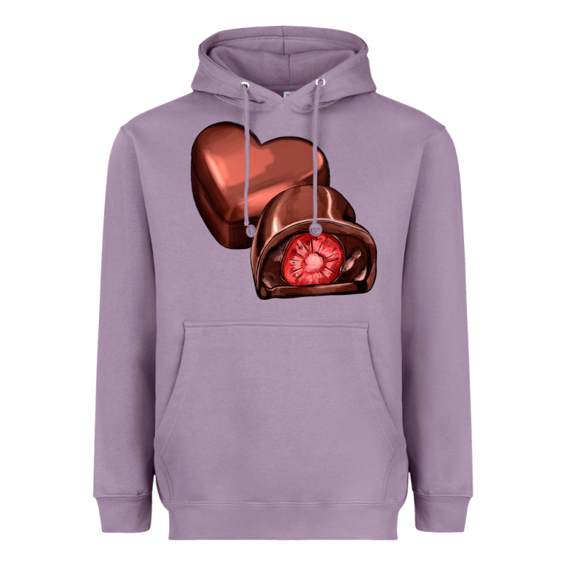 Heart Chocolate Heavyweight Hoodie by AdoDesignShop | Teevron