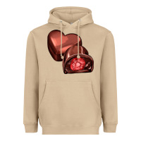 Mushroom heart chocolate Heavyweight Hoodie - AdoDesignShop