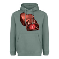 Sage heart chocolate Heavyweight Hoodie - AdoDesignShop