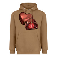 Toasted Coconut heart chocolate Heavyweight Hoodie - AdoDesignShop