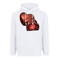 White heart chocolate Heavyweight Hoodie - AdoDesignShop