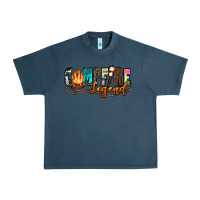 Midnight Navy campfire legend Urban Heavy Tee - Zillion Design Studio