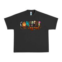 Pigment Black campfire legend Urban Heavy Tee - Zillion Design Studio