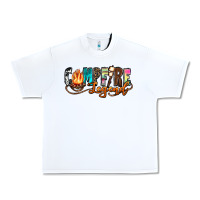 White campfire legend Urban Heavy Tee - Zillion Design Studio