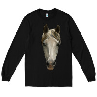 Black horse head Long Sleeve Tee - RanaPortraitStore