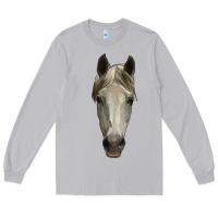 Moon Dust horse head Long Sleeve Tee - RanaPortraitStore