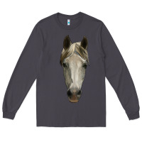 Smoke horse head Long Sleeve Tee - RanaPortraitStore