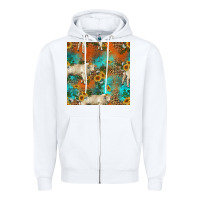 White western charolais cow seamless pattern Zipper Hoodie - HRA Design Shop