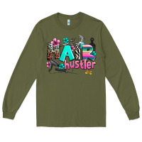 Army Green hair hustler Long Sleeve Tee - AdoDesignShop