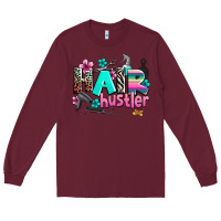 Burgundy hair hustler Long Sleeve Tee - AdoDesignShop
