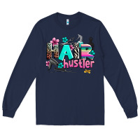 Navy hair hustler Long Sleeve Tee - AdoDesignShop