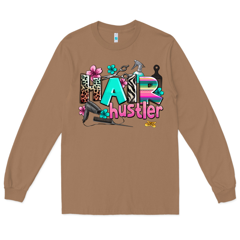 Hair Hustler Long Sleeve Tee by AdoDesignShop | Teevron