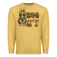 Antique Gold easter egg hunter rabbit bunny Premium Sweatshirt - BarkalooDesign