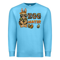 Ocean Blue easter egg hunter rabbit bunny Premium Sweatshirt - BarkalooDesign