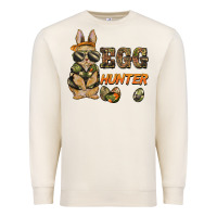 Sandshell easter egg hunter rabbit bunny Premium Sweatshirt - BarkalooDesign