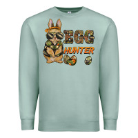 Seafoam easter egg hunter rabbit bunny Premium Sweatshirt - BarkalooDesign