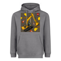Storm excavator seamless pattern Heavyweight Hoodie - BundleAndBundleShop