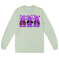 Matcha Domestic Violence Warrior Afro Gnomes Long Sleeve Tee - texasbilliewilder