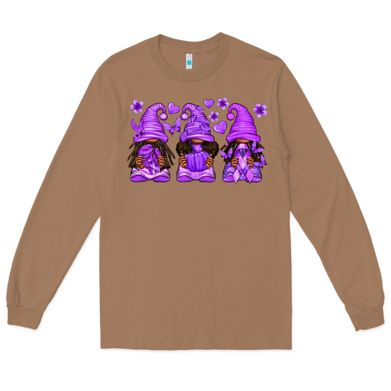 Domestic Violence Warrior Afro Gnomes Long Sleeve Tee by texasbilliewilder | Teevron