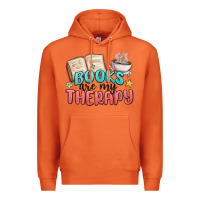 Carrot books are my therapy Premium Hoodie - MaliasSmallBusiness