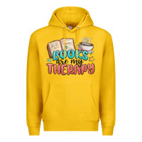 Lemon books are my therapy Premium Hoodie - MaliasSmallBusiness