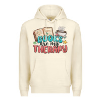 Sandshell books are my therapy Premium Hoodie - MaliasSmallBusiness