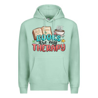 Seafoam books are my therapy Premium Hoodie - MaliasSmallBusiness