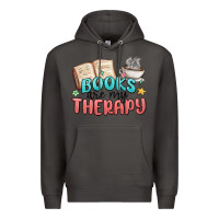 Smoke books are my therapy Premium Hoodie - MaliasSmallBusiness