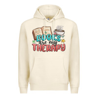 Tofu books are my therapy Premium Hoodie - MaliasSmallBusiness
