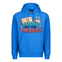 True Royal books are my therapy Premium Hoodie - MaliasSmallBusiness