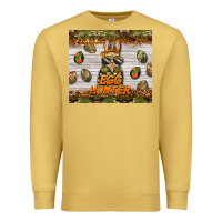 Antique Gold easter egg hunter  rabbit Premium Sweatshirt - BarkalooDesign