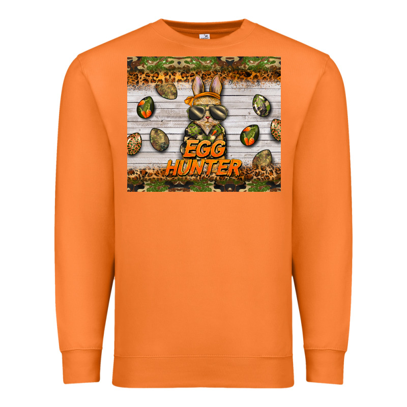 Easter Egg Hunter  Rabbit Premium Sweatshirt by BarkalooDesign | Teevron