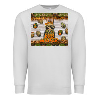 Dove Grey easter egg hunter  rabbit Premium Sweatshirt - BarkalooDesign