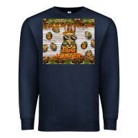 Navy easter egg hunter  rabbit Premium Sweatshirt - BarkalooDesign