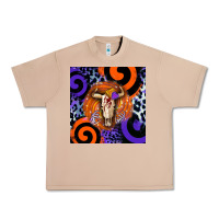 Burro halloween bull skull Urban Heavy Tee - BarkalooDesign