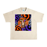 Sandshell halloween bull skull Urban Heavy Tee - BarkalooDesign