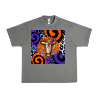 Tornado halloween bull skull Urban Heavy Tee - BarkalooDesign